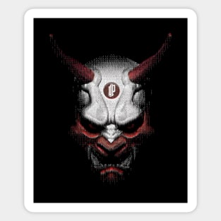 Oni Demon Mask Sticker